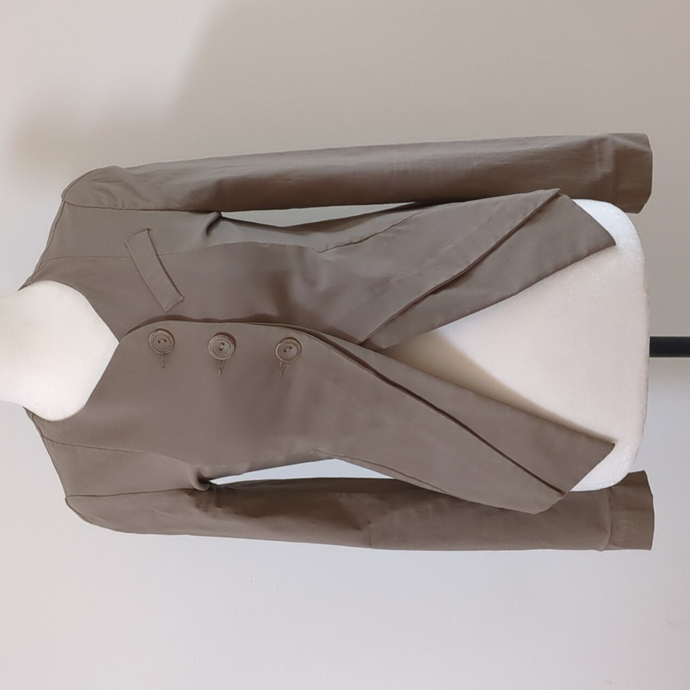 Ixos Taupe Stretchy Fitted Blazer